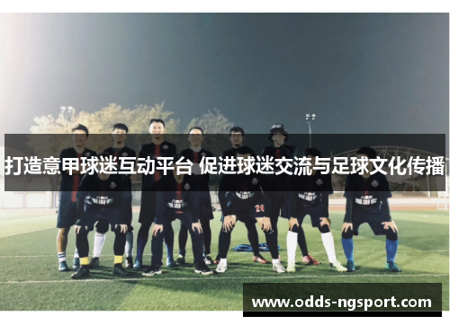 打造意甲球迷互动平台 促进球迷交流与足球文化传播