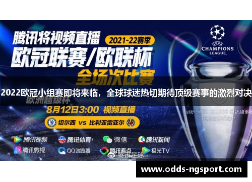 2022欧冠小组赛即将来临，全球球迷热切期待顶级赛事的激烈对决